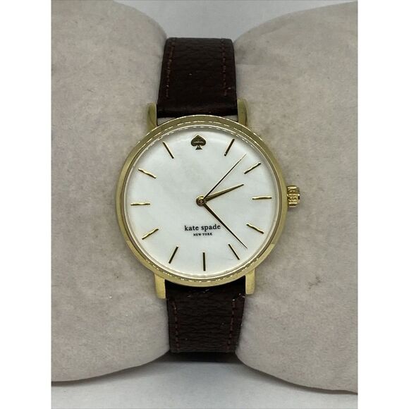 Kate Spade New York Gramercy 0002 Women\'s Brown Leather Analog Dial Watch VK160 main image 4